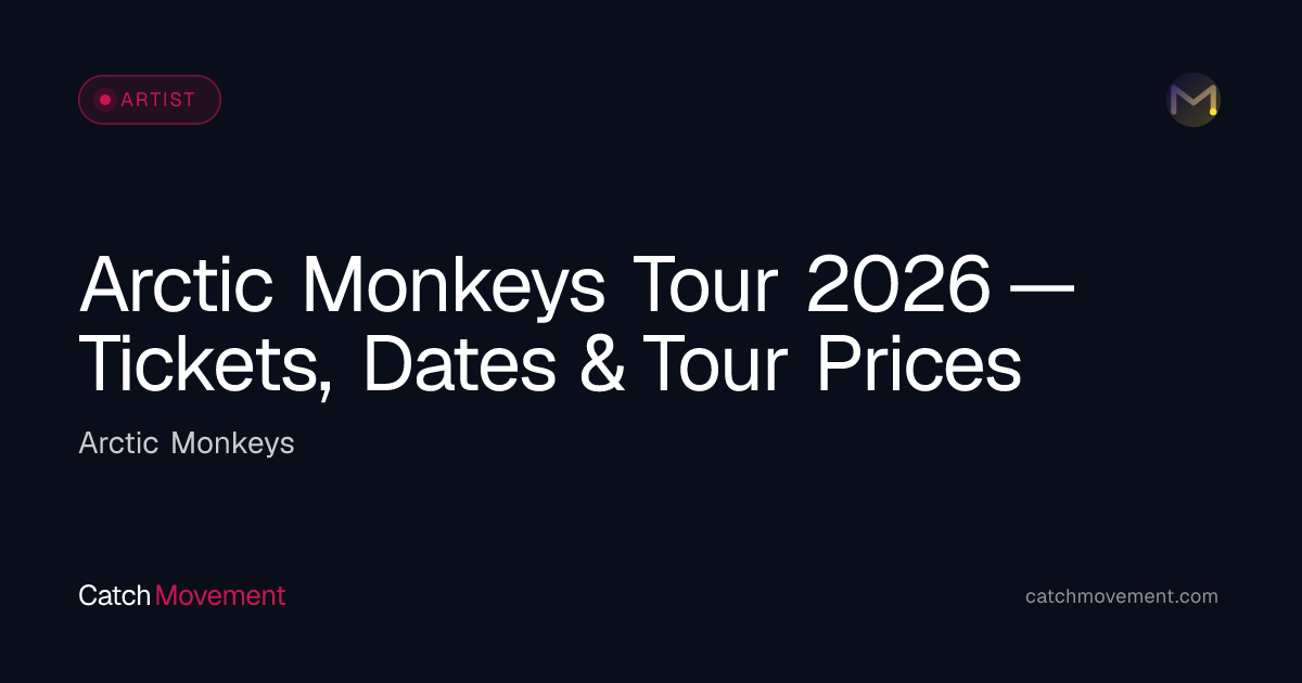 Arctic Monkeys Tickets & Tour Dates