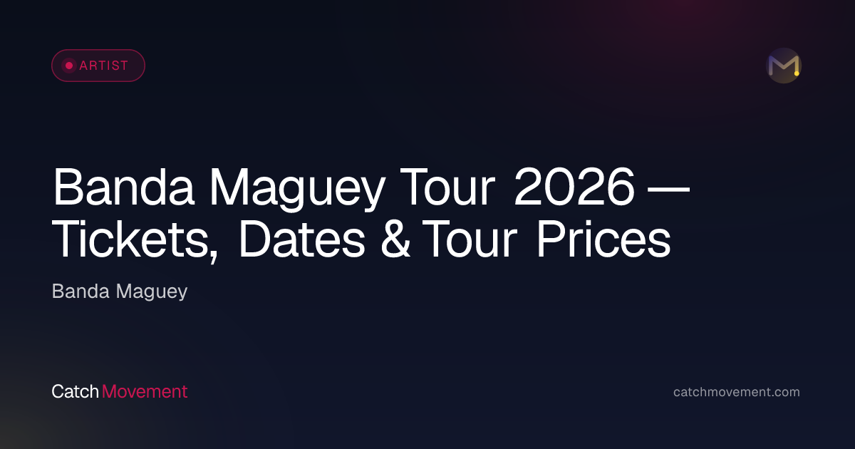 Banda Maguey Tickets & Tour Dates