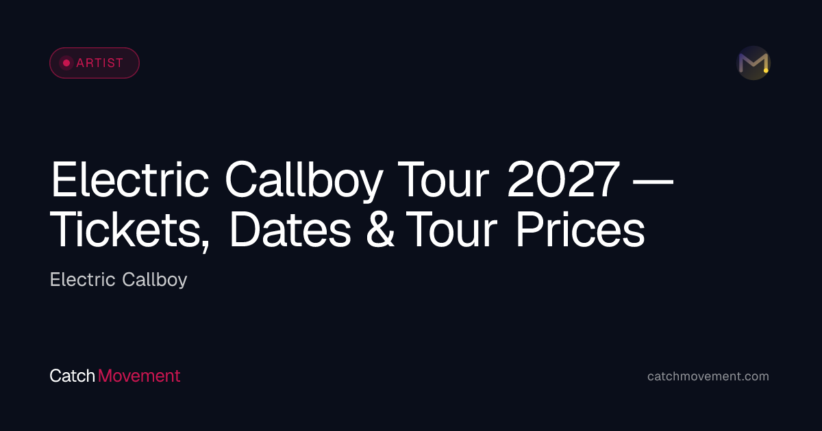Electric Callboy Rock Tour 2027 — Tickets, Dates & Prices