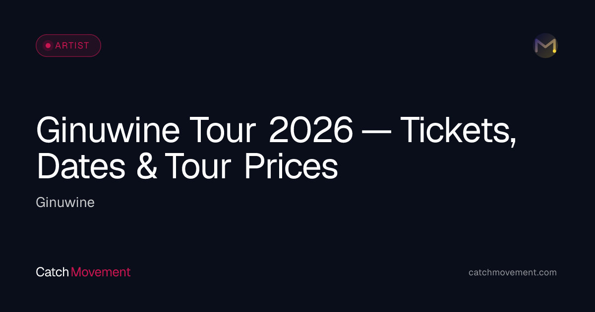 Ginuwine R&B Tour 2026 — Tickets, Dates & Prices