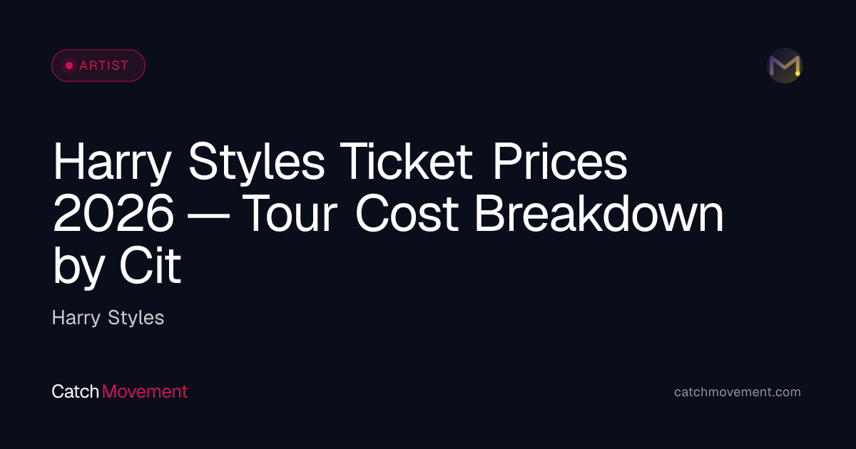 Harry Styles Ticket Prices in New York 2026