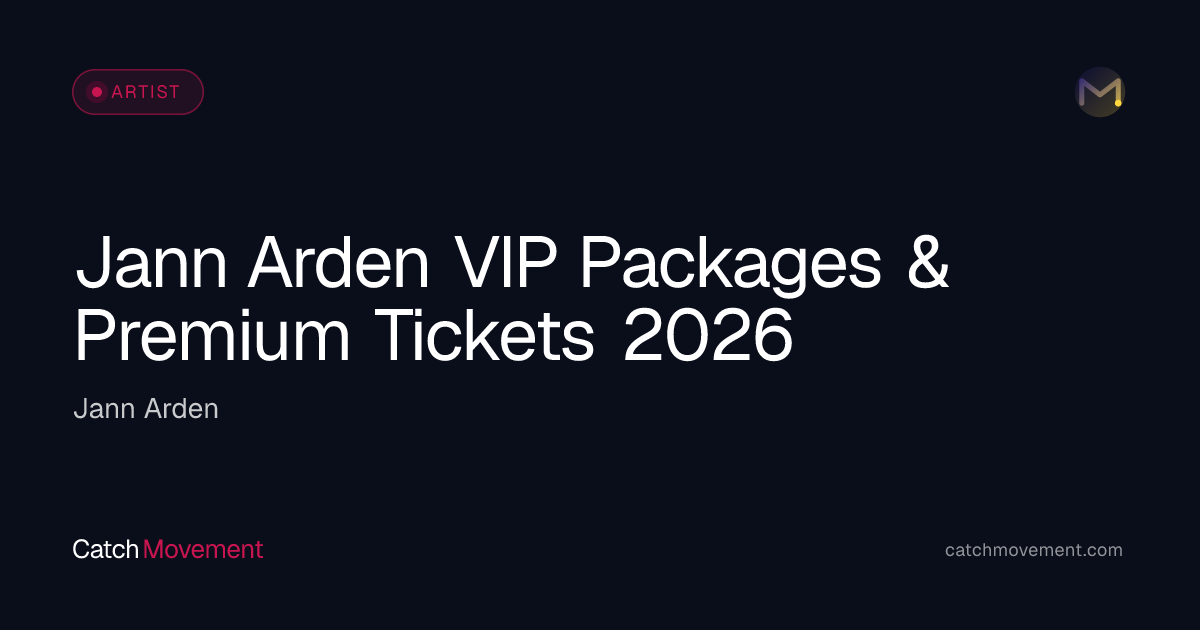 Jann Arden VIP Tickets 2026 — Package & Seating Guide