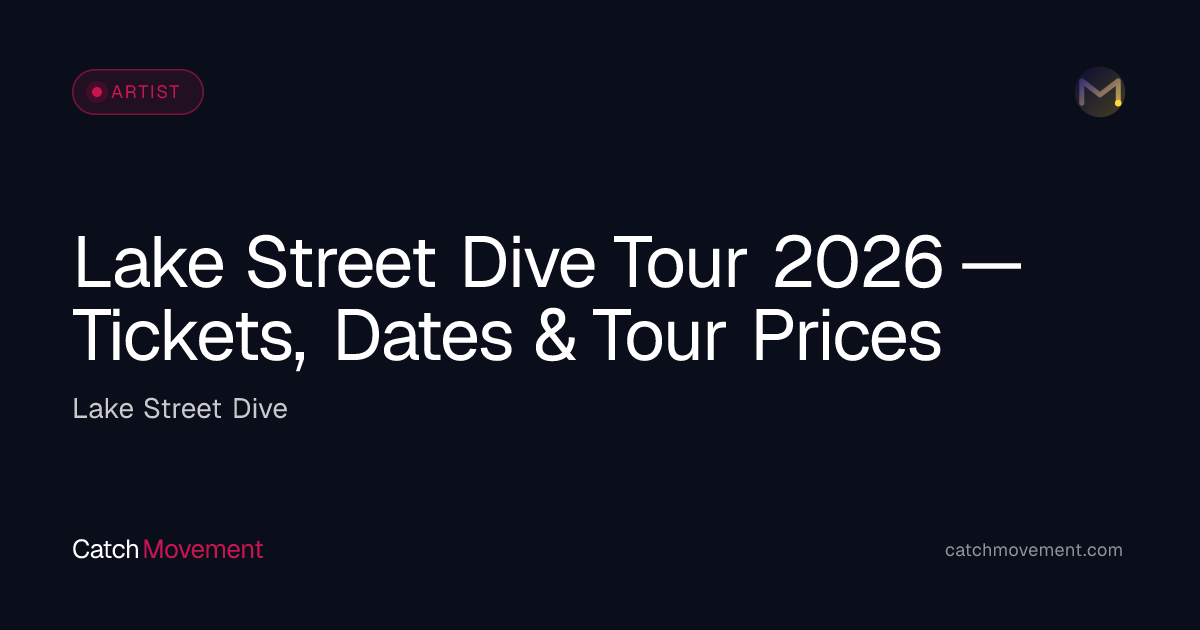 Lake Street Dive Rock Tour 2026 — Tickets, Dates & Prices