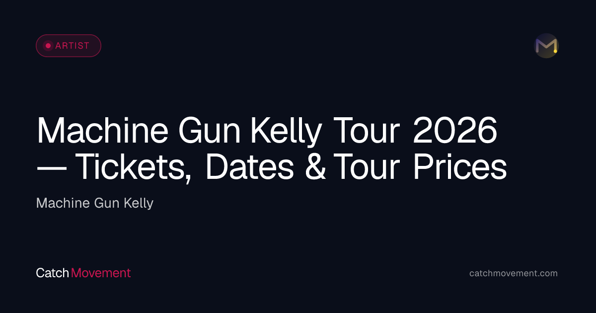 Machine Gun Kelly Tickets & Tour Dates