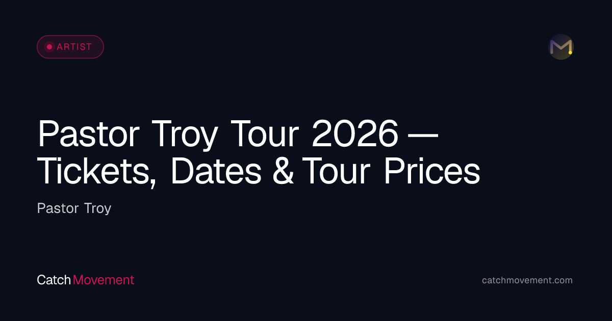 Pastor Troy Tickets & Tour Dates