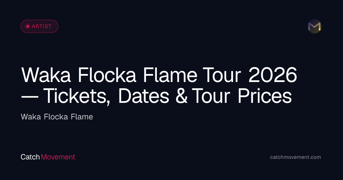 Waka Flocka Flame Hip-Hop Tour 2026 Tickets & Dates