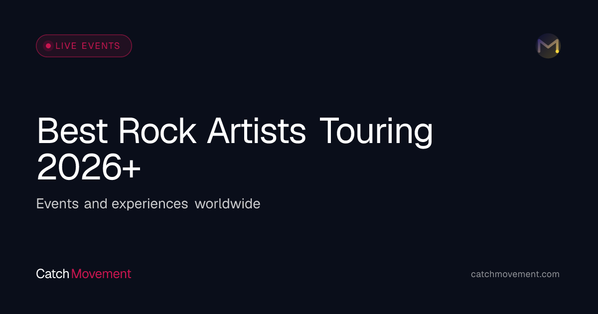 Best Rock Artists Touring 2026+