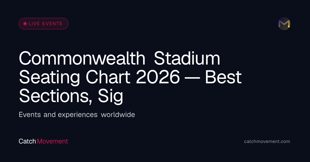 Commonwealth Stadium Seating Chart 2026 — Best Sections, Sightlines ...