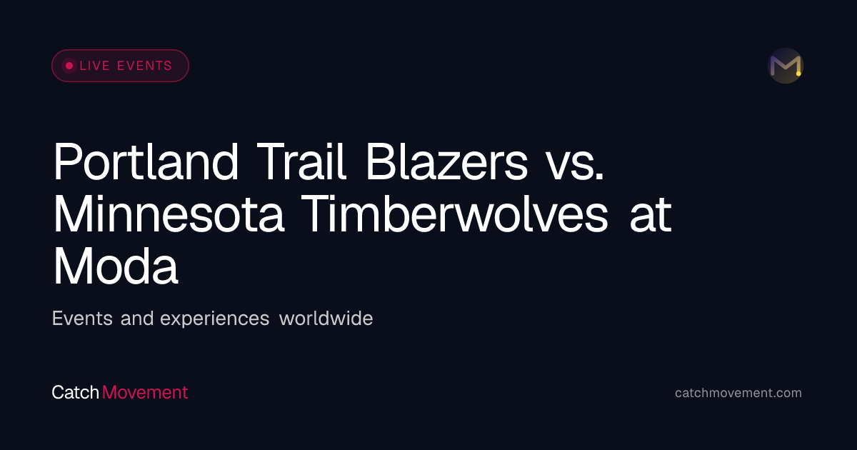 Portland Trail Blazers vs. Minnesota Timberwolves at Moda