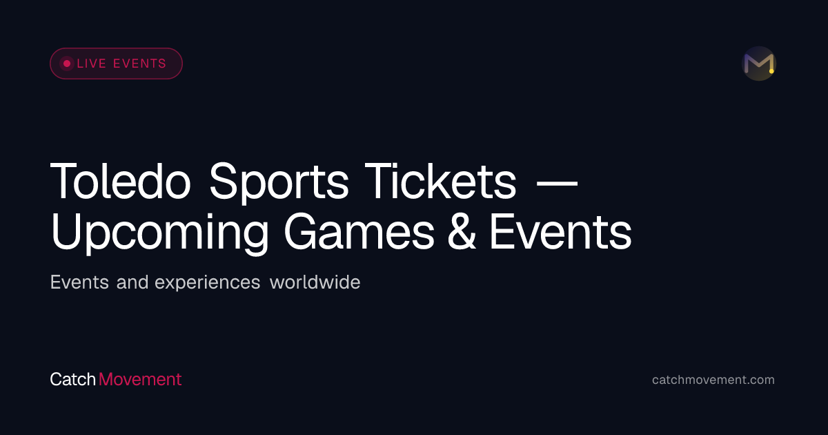 Toledo Sports Tickets — Upcoming Games & Events
